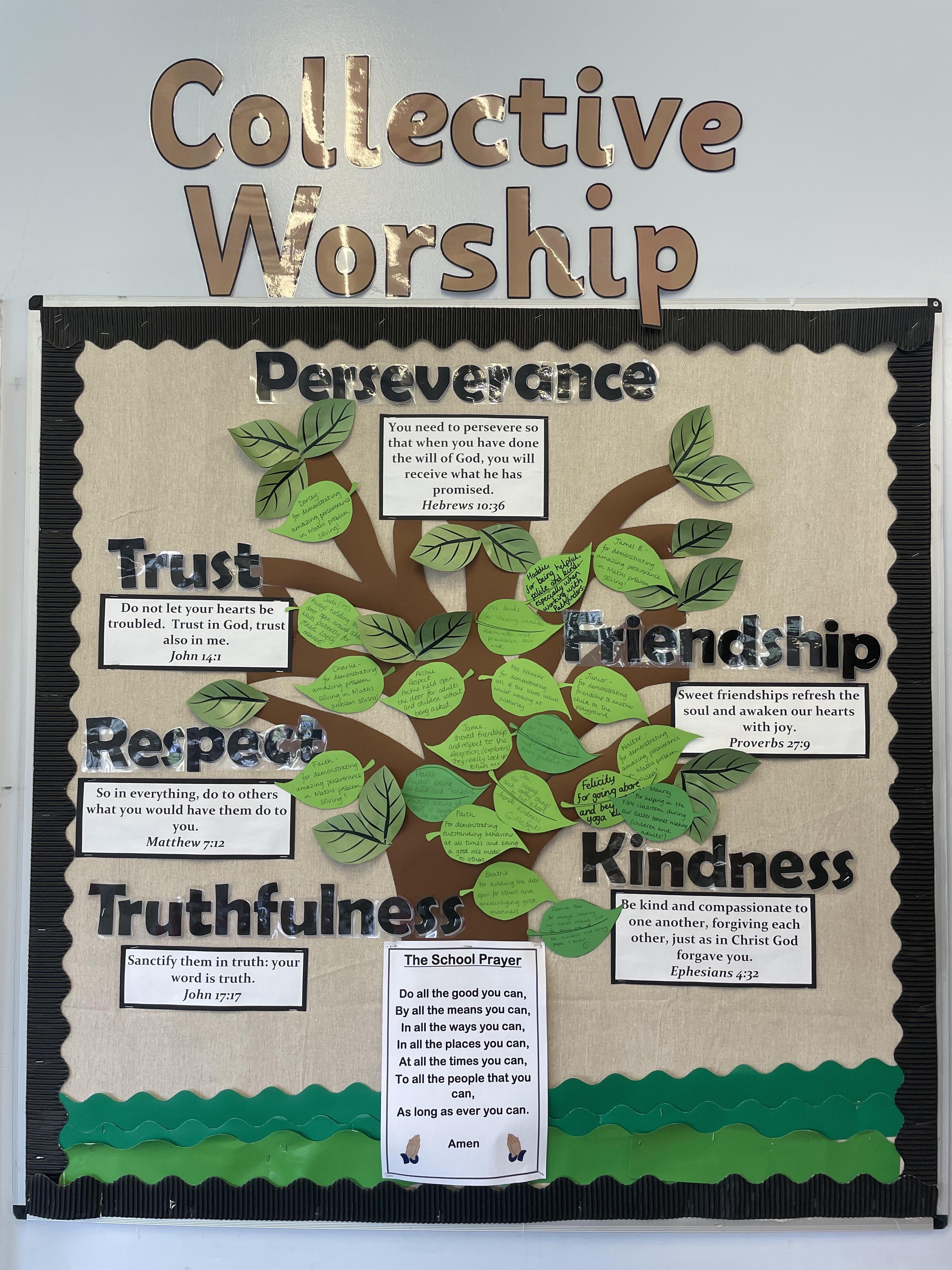 Our core values underpin our worship.